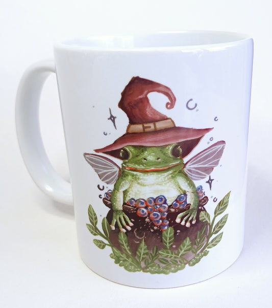 Witch Frog - Bespoke Printed Cups (featuring artists own unique hand painted designs)