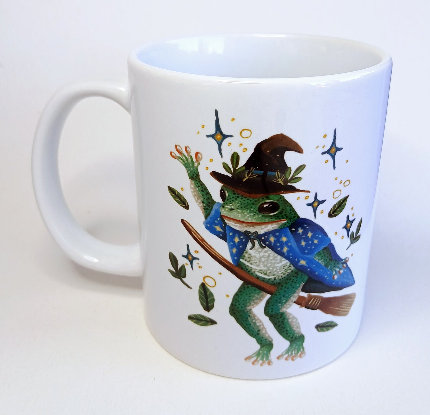 Wizard Frog - Bespoke Printed Cups (featuring artists own unique hand painted designs)