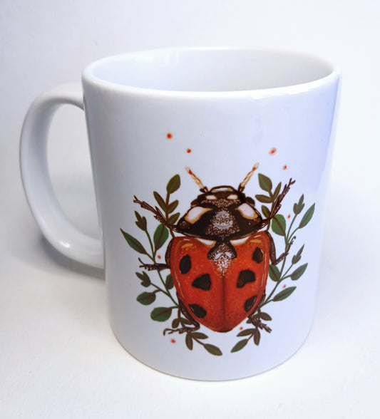 Lady Bird - Bespoke Printed Cups (featuring artists own unique hand painted designs)